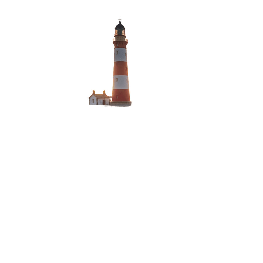 Lighthouse photo with the background removed to a transparent PNG